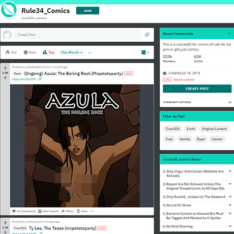 Rule34_Comics screenshot