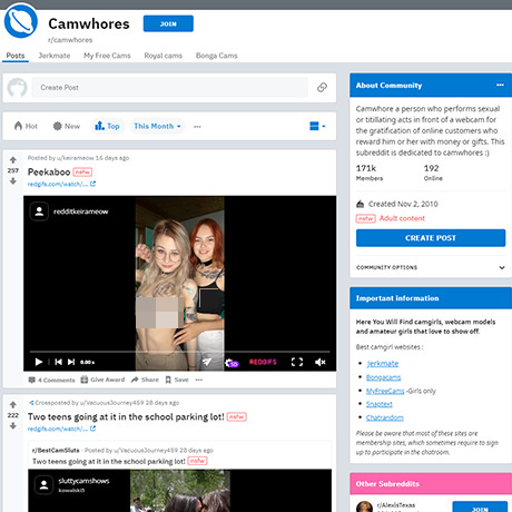 CamWhores screenshot