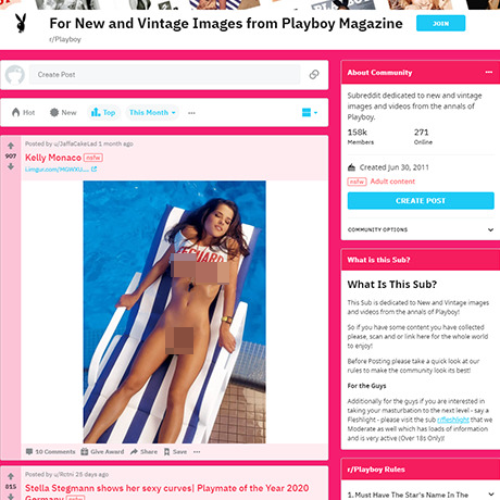 Playboy – Explore the r/Playboy Subreddit for Erotic Photography