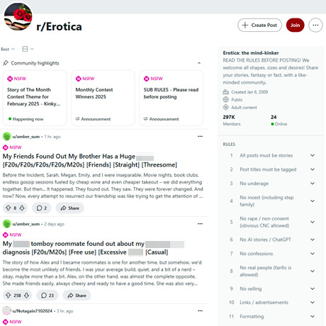 Reddit Erotica – Free Adult Stories & NSFW Subreddit Guide