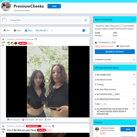 PremiumCheeks – Premium Ass Photos on Reddit | NSFW Subreddit