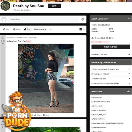 Death By Snu Snu – NSFW Subreddit for Muscular Women and Thick Thighs
