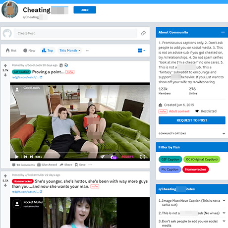 Cheating Sluts screenshot