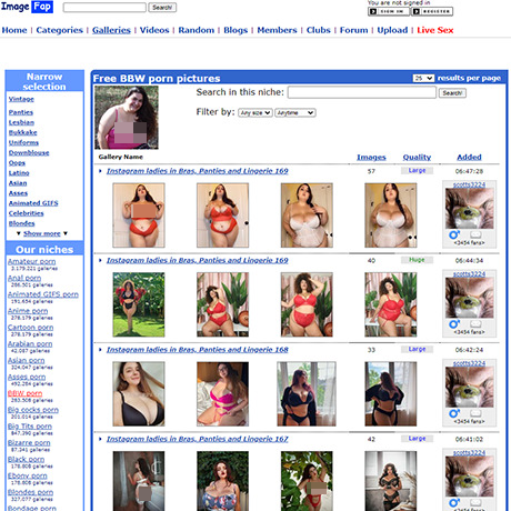 ImageFap BBW – Endless BBW Galleries with Amateur and MILF Content
