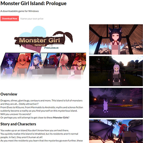Monster Girl Island – Free 3D Visual Novel with Uncensored Monster Girls