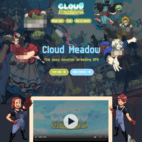 Cloud Meadow – Adult Farming Sim with Monster Breeding & Turn-Based Combat