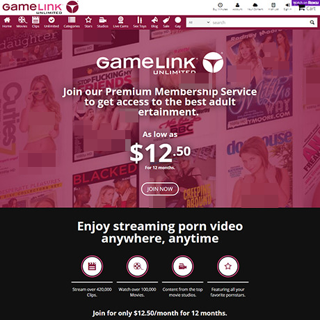 GameLink – Unlimited Adult VOD Streaming & Downloads