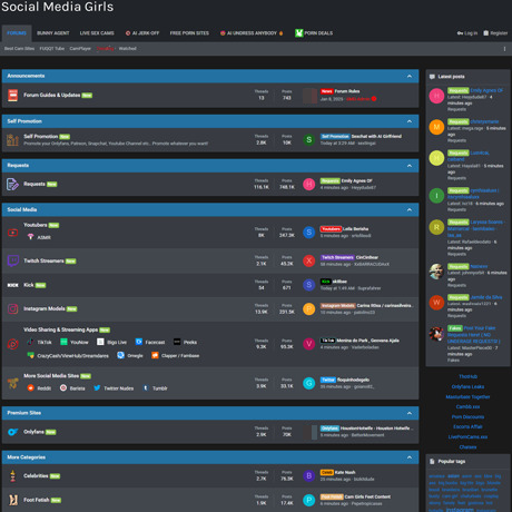 SocialMediaGirls Forum – Find Amateur Porn from Social Media Stars