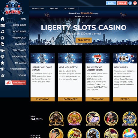 Liberty Slots Casino – Online Gambling with Generous Bonuses and US Access