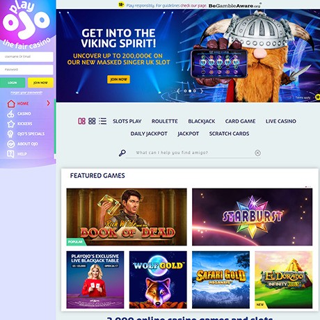 PlayOJO – Fair Online Casino with No Wagering Requirements | Betting Sites