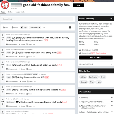 Reddit Taboo Stories – Explore Taboo Subreddits & Incest Stories