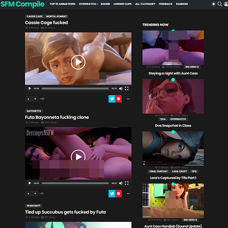 SFMCompile – 3D Porn Parodies Featuring Your Favorite Game Characters