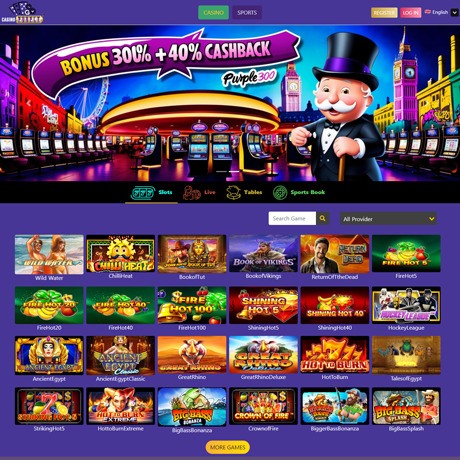 CasinoPurple – Solid Bonuses & Instant Games for Gamblers