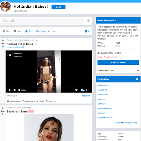 Reddit – r/IndianBabes: Hot Indian Girls Subreddit Review