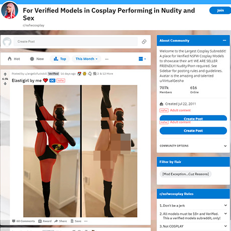 Reddit NSFW Cosplay – Top Cosplay Porn Subreddit | r/NSFWCosplay