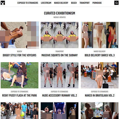 ExposedToStrangers – Voyeur Porn Site with Exhibitionist Women