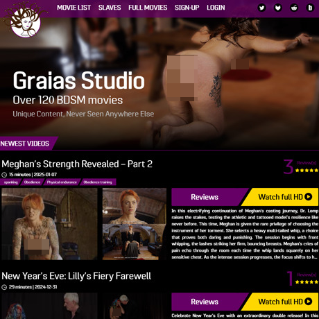Graias – Premium BDSM Fetish Porn Site Review