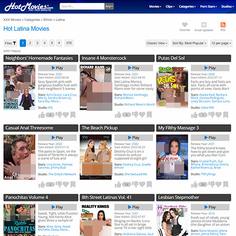 HotMovies – Premium Latina Porn Videos with Popular Stars