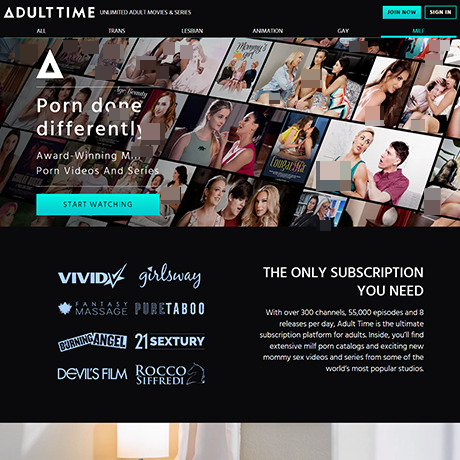AdultTime – Premium MILF Porn Site with Exclusive Mature Content