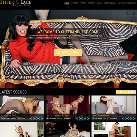 Sheer And Lace – Lingerie and Pantyhose Masturbation Site