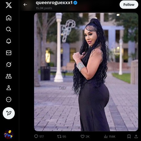 Queen Rogue – Free Twitter Porn from a Thicc Latina MILF