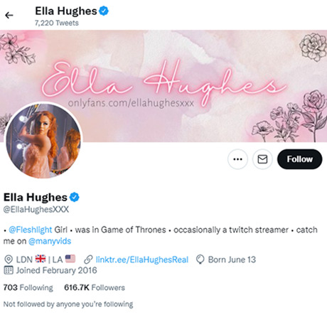 Ella Hughes Twitter – Latest Tweets and Top Porn Accounts