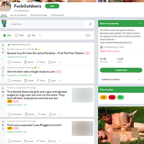 FuckOutdoors – Explore Free Outdoor Sex Content on Reddit