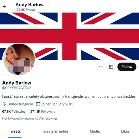 Andy Barlow – Expert Curator of Transgender Porn on Twitter